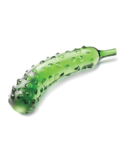 Glas 8.25" Dildo Caressing Cucumber for sale