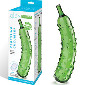 Shop Glas 8.25" Dildo Caressing Cucumber online
