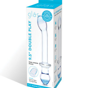 Shop Glas 9.5" Double Play Dual Ended Dildo - Clear online