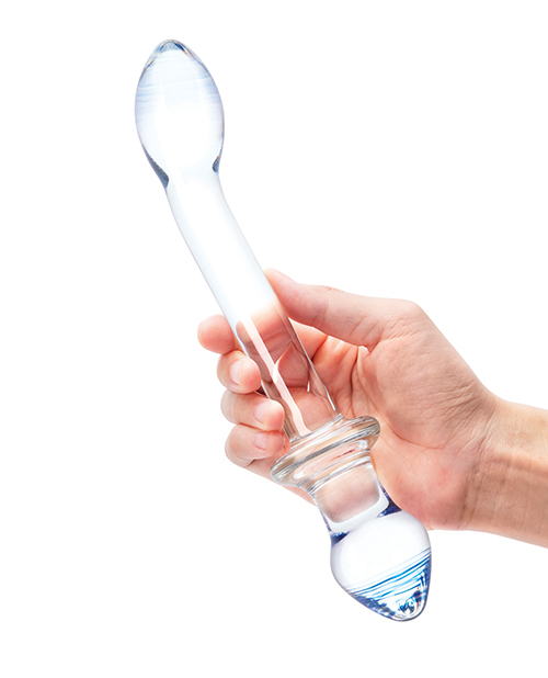 Buy Glas Glas 9.5" Double Play Dual Ended Dildo - Clear