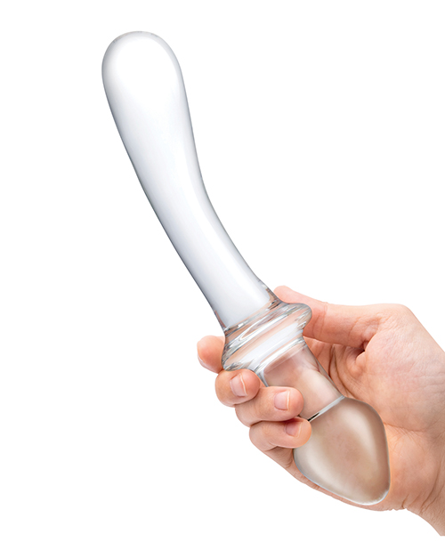 Buy Glas Glas 9" Classic Curved Dual Ended Dildo - Clear