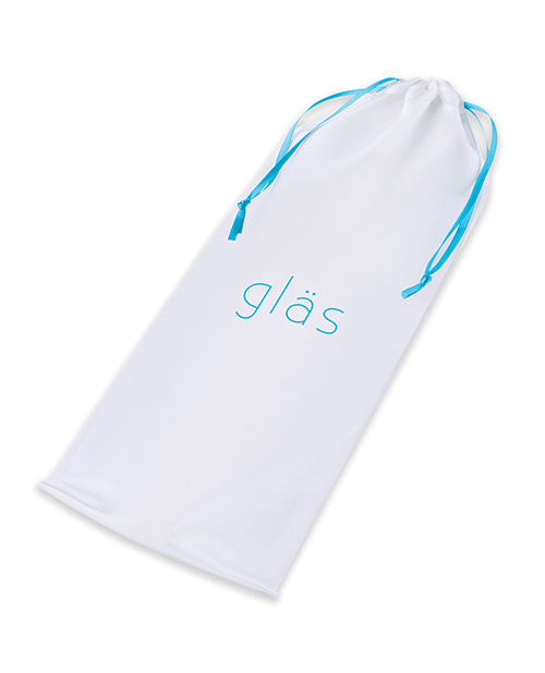 Shop Glas 9" Purple Rose Nubby Glass Dildo - Purple/Pink