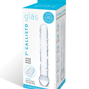 Shop Glas Callisto Glass Dildo - Clear online