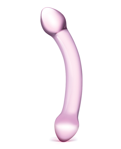 Order Glas Double Trouble Glass Dildo - Purple online
