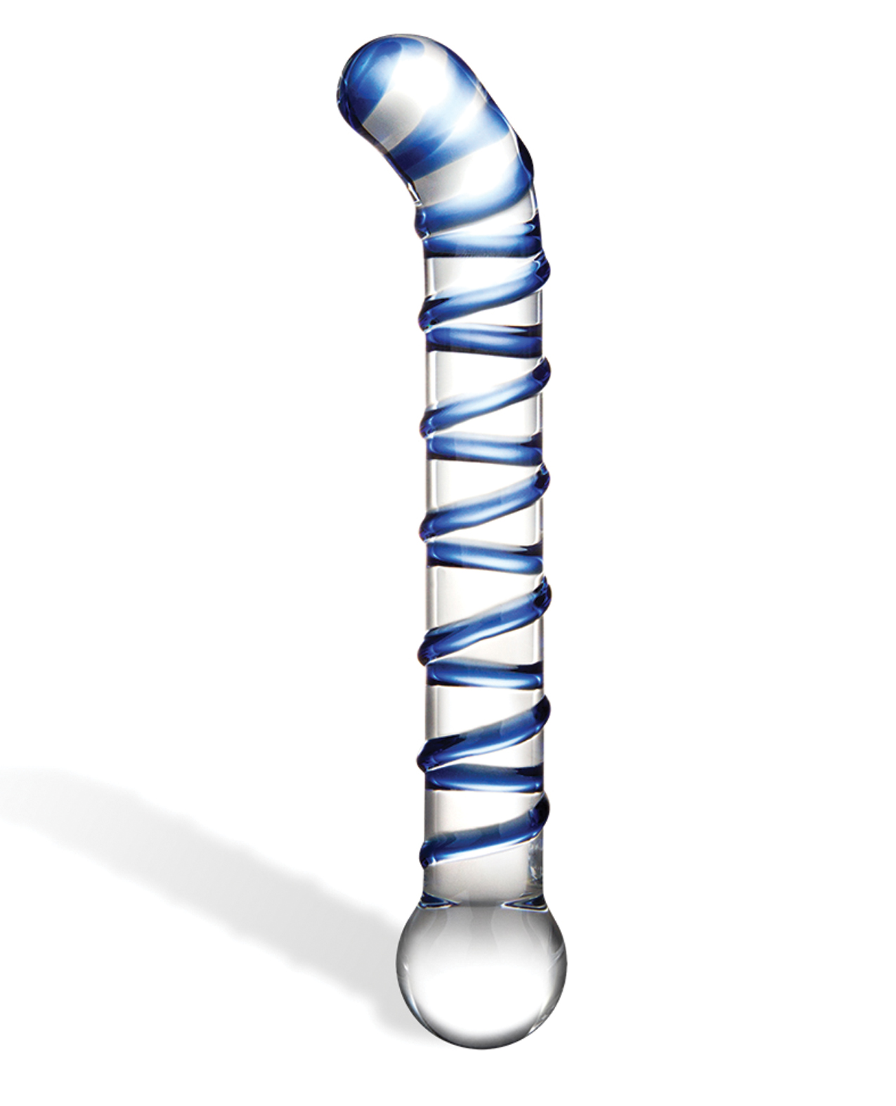 Order Glas Mr. Swirly 6.5" G-Spot Glass Dildo online