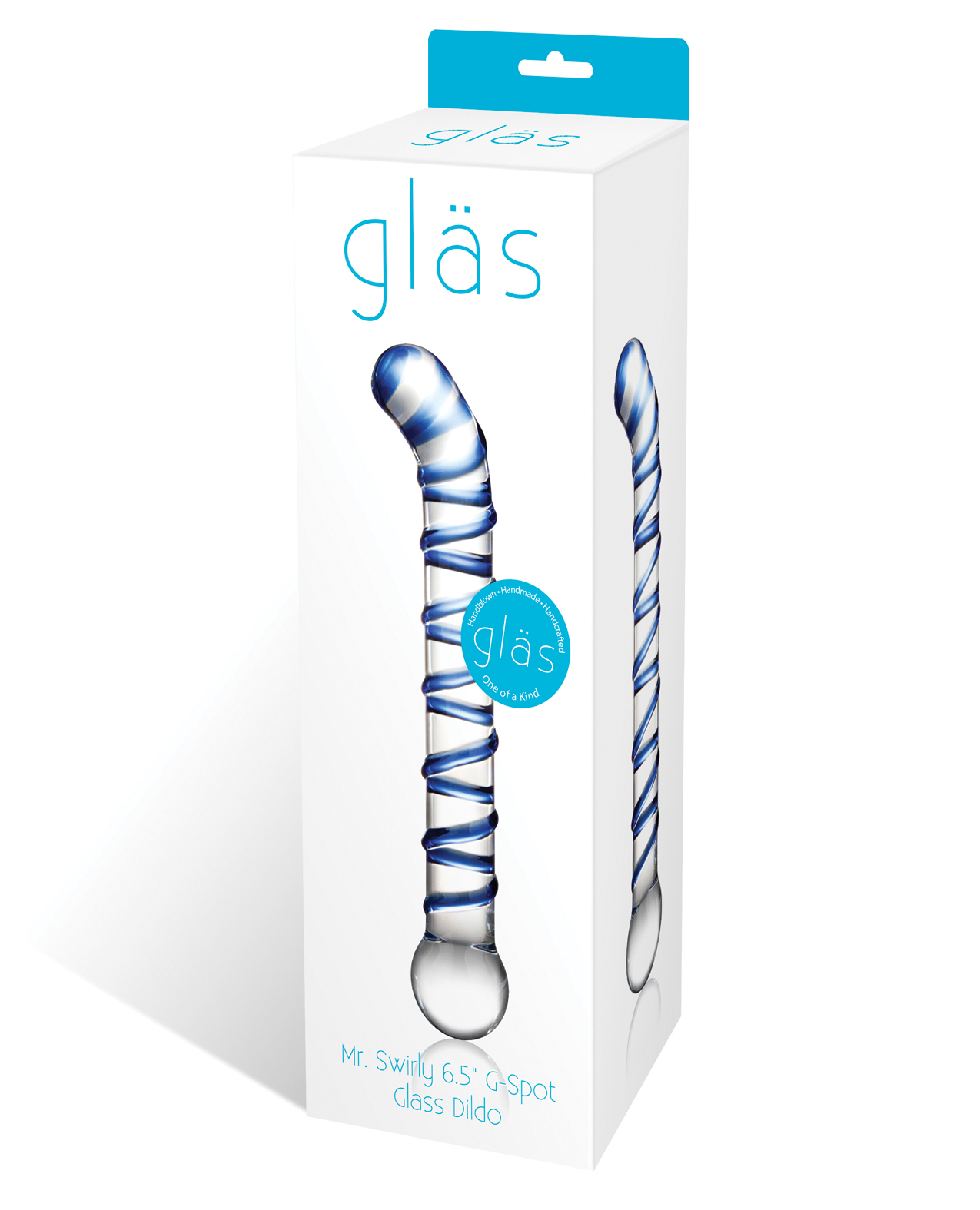 Shop Glas Mr. Swirly 6.5" G-Spot Glass Dildo online