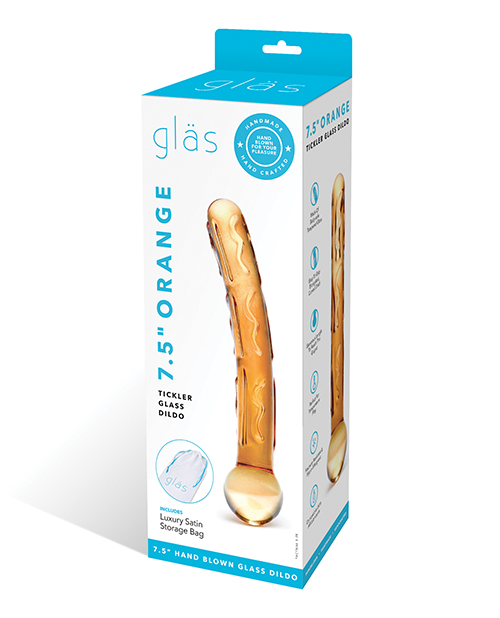Shop Glas Tickler Dildo - Orange online