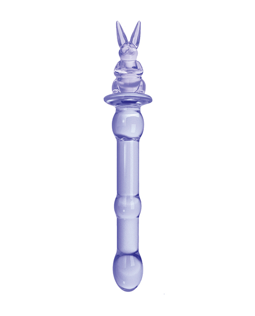 Glass Menagerie Rabbit Glass Dildo - Pink for sale