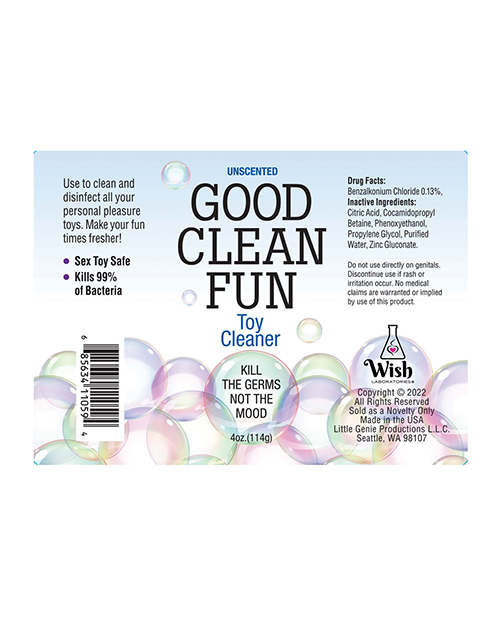 Order Good Clean Fun Toy Cleaner - 4 oz Unscented online