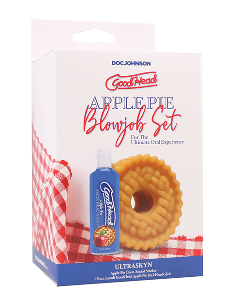 Shop GoodHead - Apple Pie Blowjob Set Includes Stroker & Slick Head Glide - 1 oz Bottle Apple Pie online