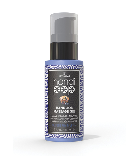Shop Handipop Hand Job Massage Gel - 2 oz Bottle Blueberry Muffin online