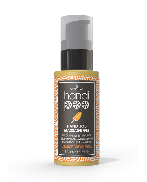 Shop Handipop Hand Job Massage Gel - 2 oz Bottle Orange Creamsicle online