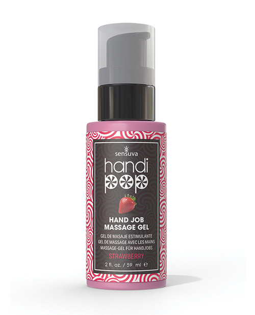 Shop Handipop Hand Job Massage Gel - 2 oz Bottle Strawberry online