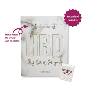 Order HBD Birthday Greeting Card w/Matchbook online