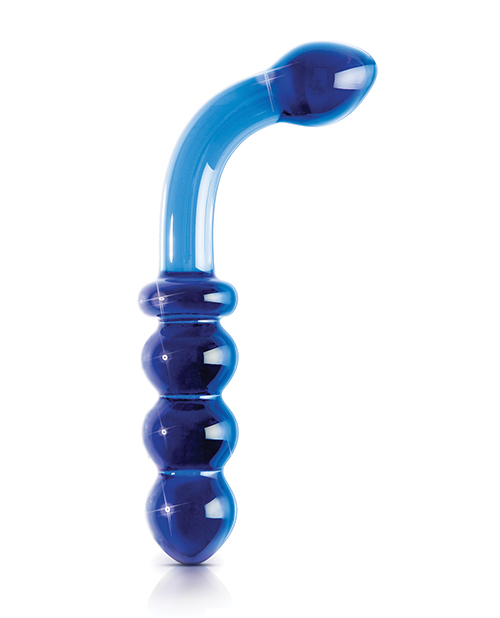 Icicles No. 31 Hand Blown Glass - Blue G Spot for sale