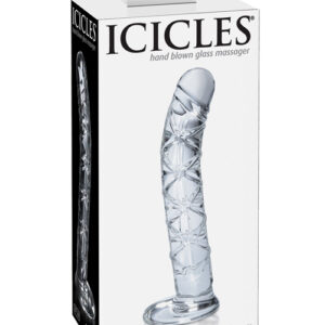 Shop Icicles No. 60 Hand Blown Glass G Spot Dong - Clear online