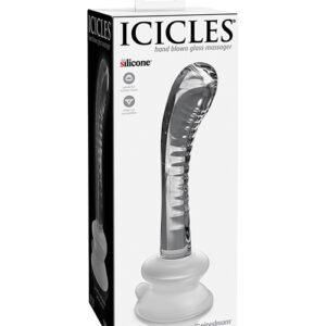 Shop Icicles No. 88 Hand Blown Glass G-Spot Massager w/Suction Cup - Clear online