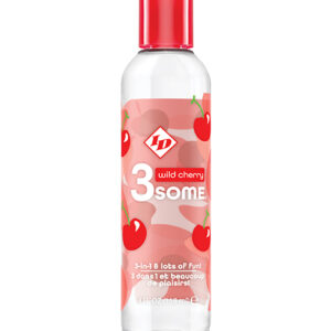 Shop ID 3some 3 in 1 Lubricant - 4 oz Wild Cherry online