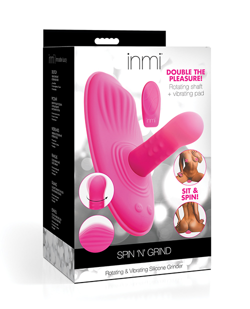 Shop Inmi Spin N' Grind Rotating & Vibrating Silicone Grinder - Pink online