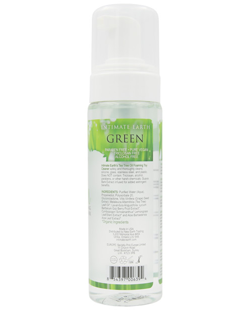 Order Intimate Earth Foaming Toy Cleaner - 100 ml Green Tea Tree Oil online