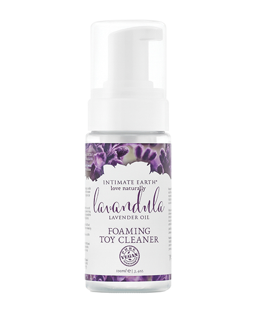 Shop Intimate Earth Foaming Toy Cleaner - 100 ml Lavandula Lavender Oil and Rosemary Extracts online