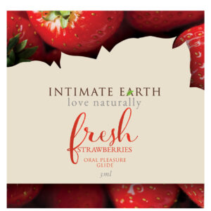 Shop Intimate Earth Lubricant Foil - 3 ml Fresh Strawberries online