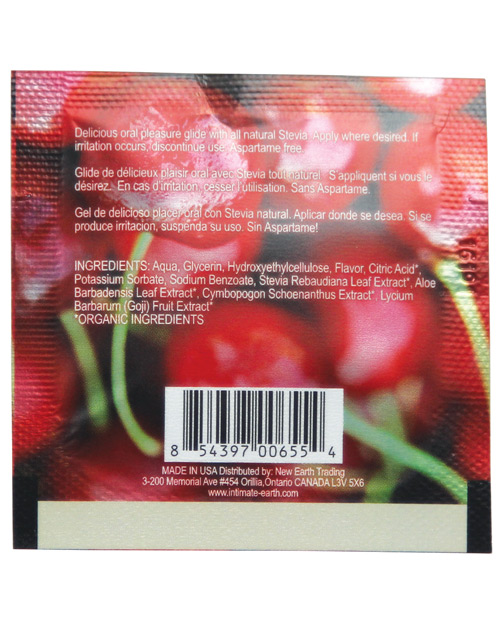 Order Intimate Earth Lubricant Foil - 3 ml Wild Cherries online
