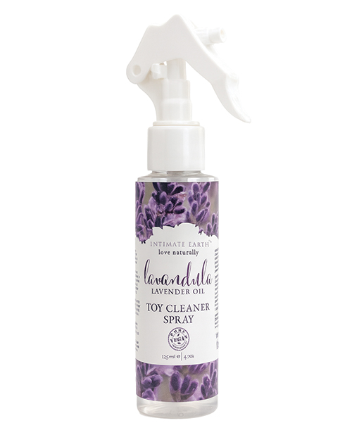 Shop intimate earth spray toy cleaner - 125 ml lavandula lavender oil and rosemary extracts online
