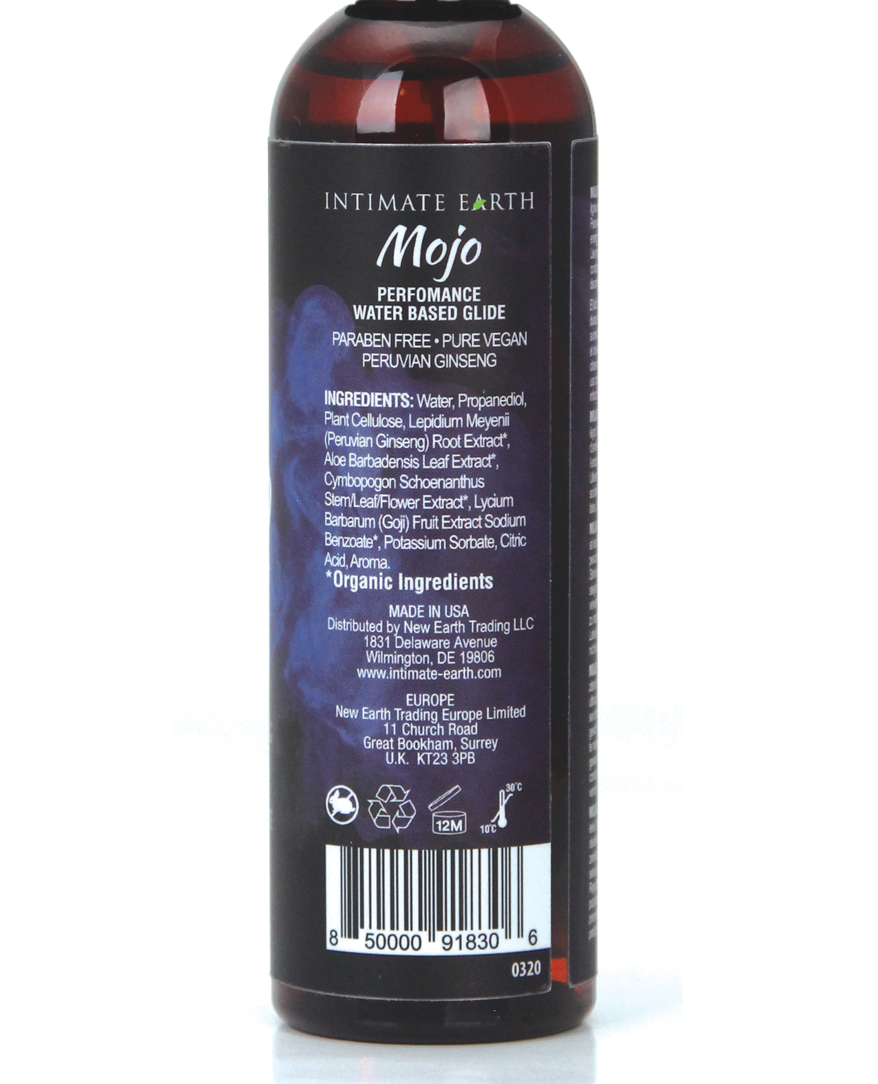Order Intimate Earth Water Based Performance Glide - 4 oz Peruvian Ginseng online