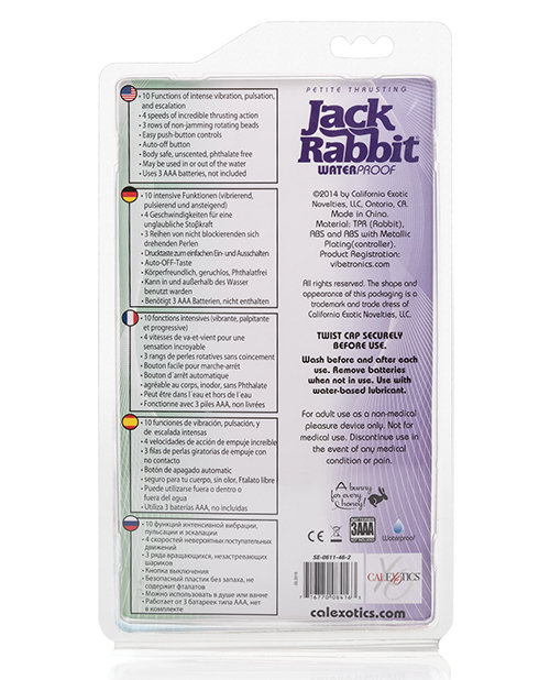 Order Jack Rabbit Petite Thrusting - Purple online