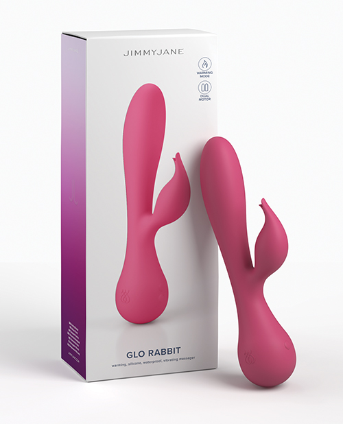 Shop JimmyJane Glo Rabbit Heating Vibe - Pink