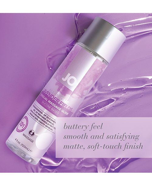 JO All-In-One Massage Glide - Lavender Massage 4 oz for sale