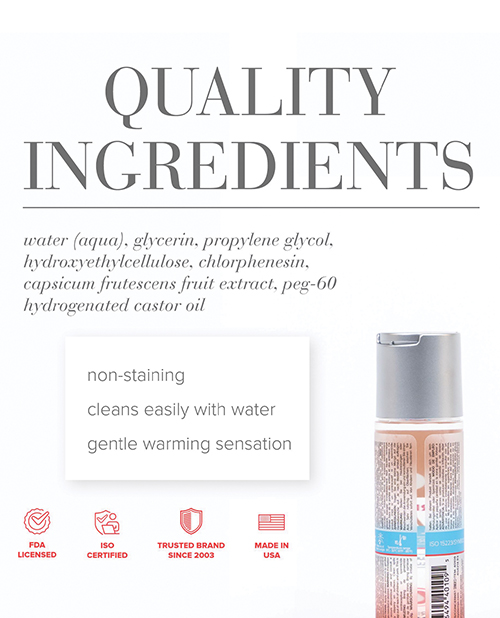 Order JO H2O Anal - Warming Lubricant 2 oz online