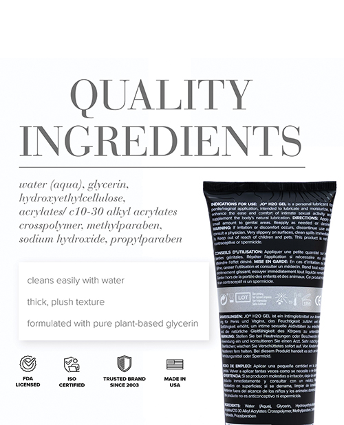 Order JO H2O Gel - Original Lubricant 8 oz online