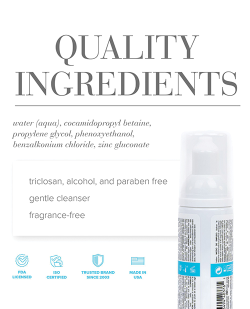 Order JO Refresh Foaming Toy Cleaner - Fragrance Free Hygiene 1.7 oz online
