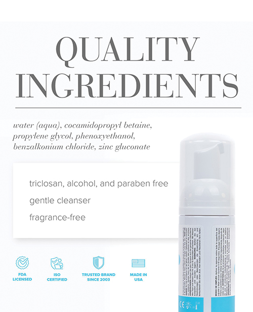 Order JO Refresh Foaming Toy Cleaner - Fragrance Free Hygiene 7 oz online