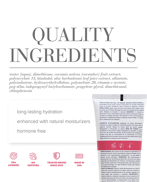 Order JO Renew Vaginal Moisturizer - Original Hygiene 4 oz online