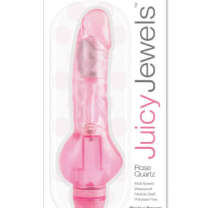 Shop Juicy Jewels Rose Quartz Vibrator - Pink online