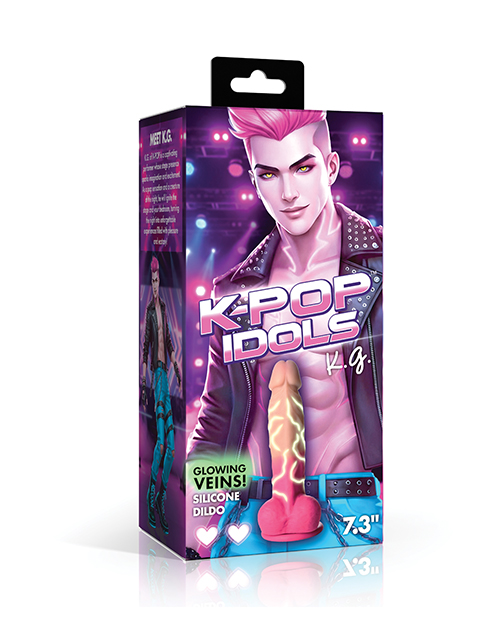 Shop K Pop Idols Silicone Dildo w/Balls #1 online