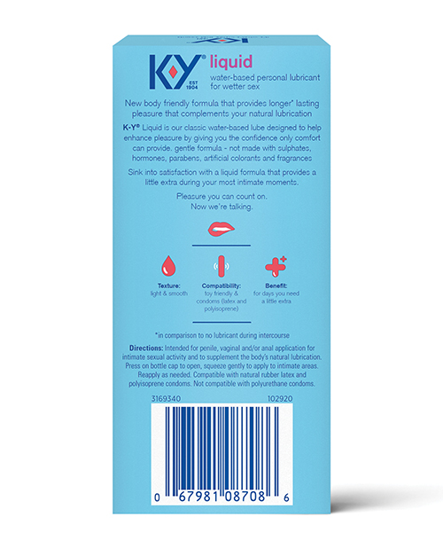 K-Y Natural Feeling Liquid - 2.4 oz for sale