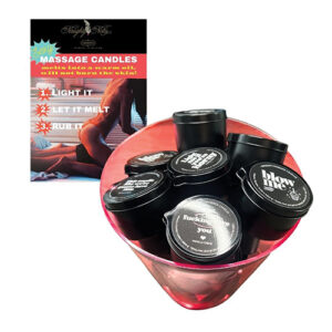 Shop Kama Sutra 16 pc Pre Pack in a Bowl Tin Massage Candle w/Pour Spout - 2 oz online