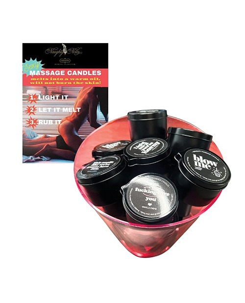 Shop Kama Sutra 16 pc Pre Pack in a Bowl Tin Massage Candle w/Pour Spout - 2 oz online