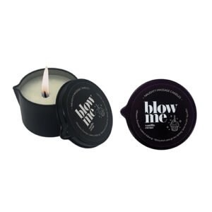 Shop Kama Sutra Blow Me Tin Massage Candle w/Pour Spout - 2 oz Vanilla Creme online
