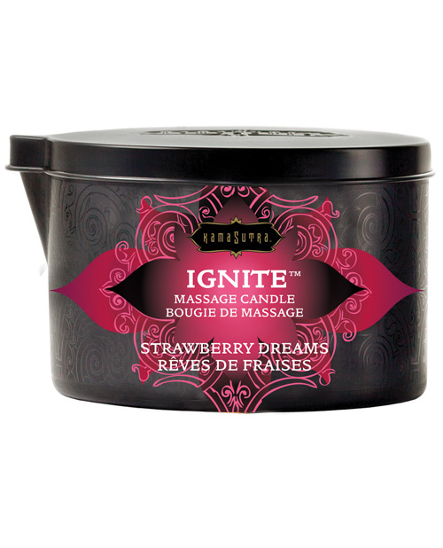 Shop Kama Sutra Ignite Massage Soy Candle - Strawberry Dreams online