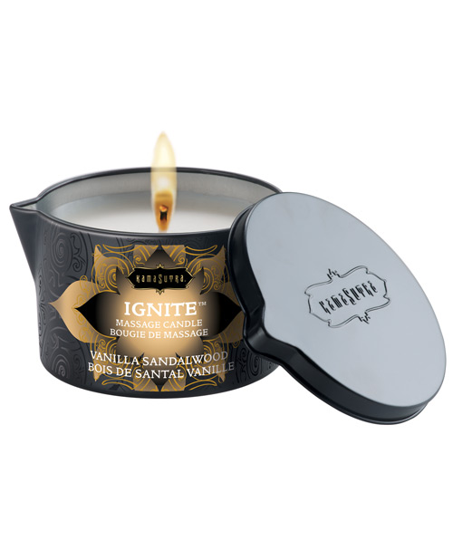 Shop Kama Sutra Ignite Massage Soy Candle - Vanilla Sandalwood online