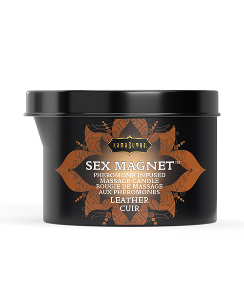 Shop Kama Sutra Sex Magnet Candle w/Pour Spout - Leather -6 oz online