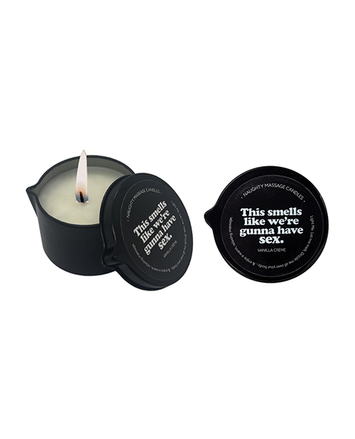 Shop Kama Sutra This Smells Like We're Gunna Have Sex Tin Massage Candle w/Pour Spout - 2 oz Vanilla Creme online