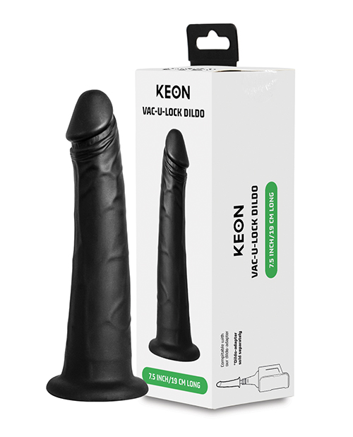 Shop Kiiroo Keon Vacuum Lock Dildo - Black online