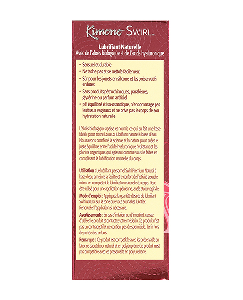Shop Kimono Swirl Natural Lubricant - 3.4 oz Pump
