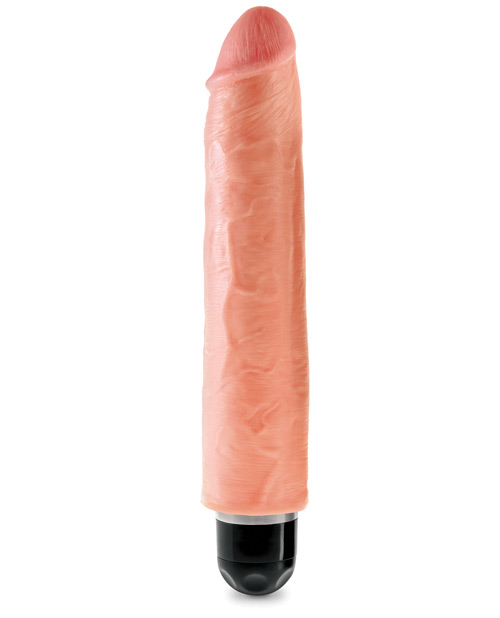 Order King Cock 10" Vibrating Stiffy - Flesh online
